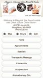 Mobile Screenshot of maggiesmassagespa.com